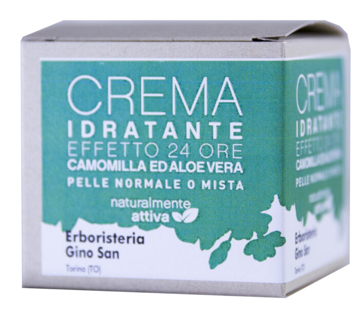 Crema idratante effetto 24 ore - Camomilla ed Aloe vera