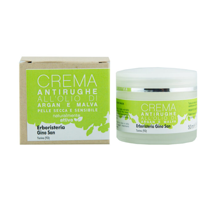 Crema Antirughe all'olio di Argan e di Malvia