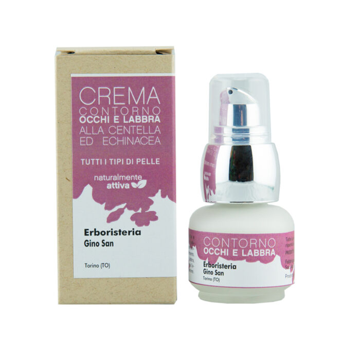 Crema contorno Occhi e Labbra alla centella ed echinacea