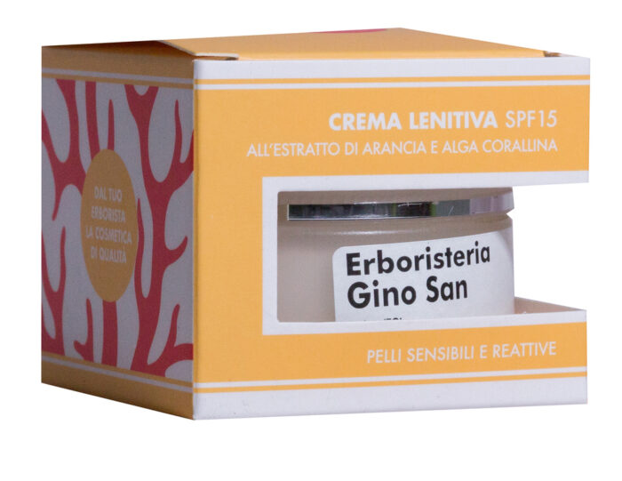 Crema lenitiva SPF15  Arancia e alga corallina