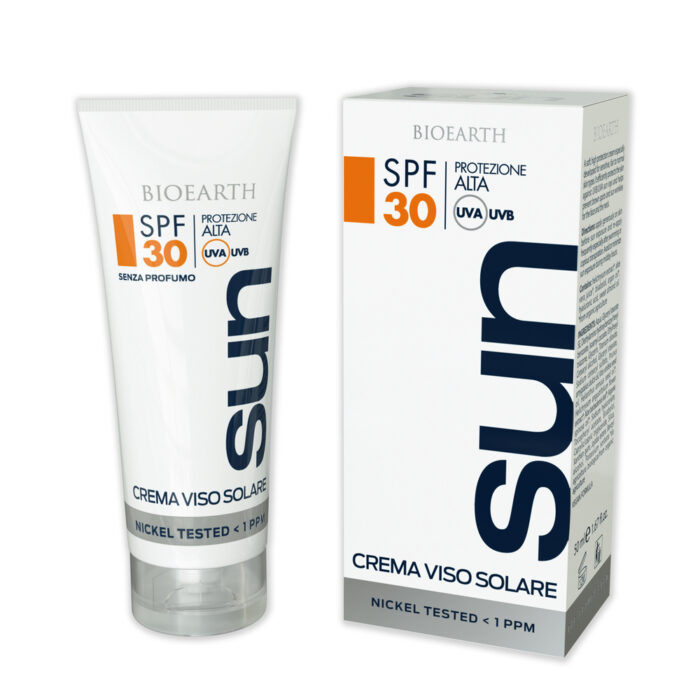 Crema Solare Viso Protezione Alta SPF30