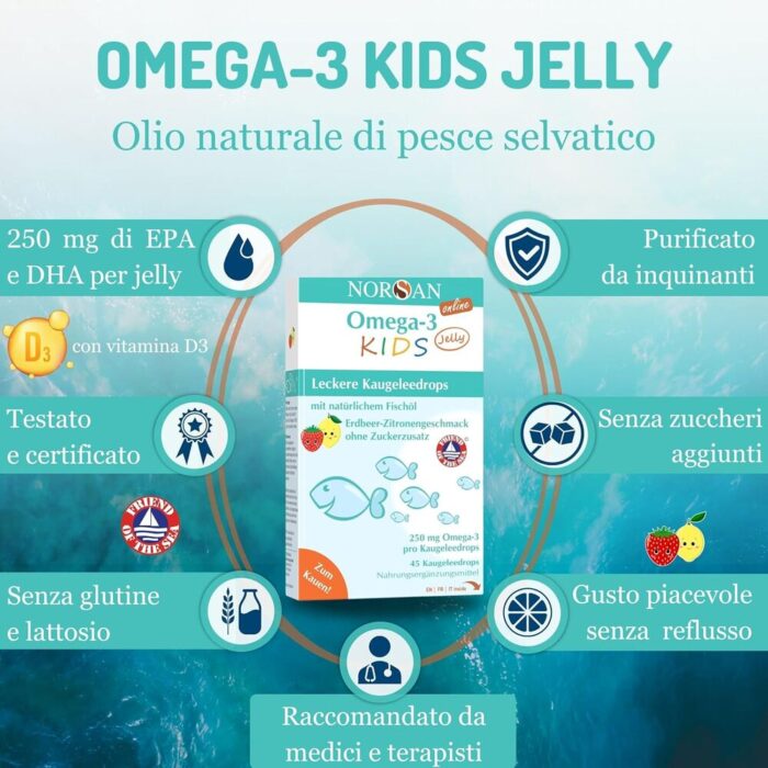 OMEGA 3 KIDS JELLY MAXI - immagine 3