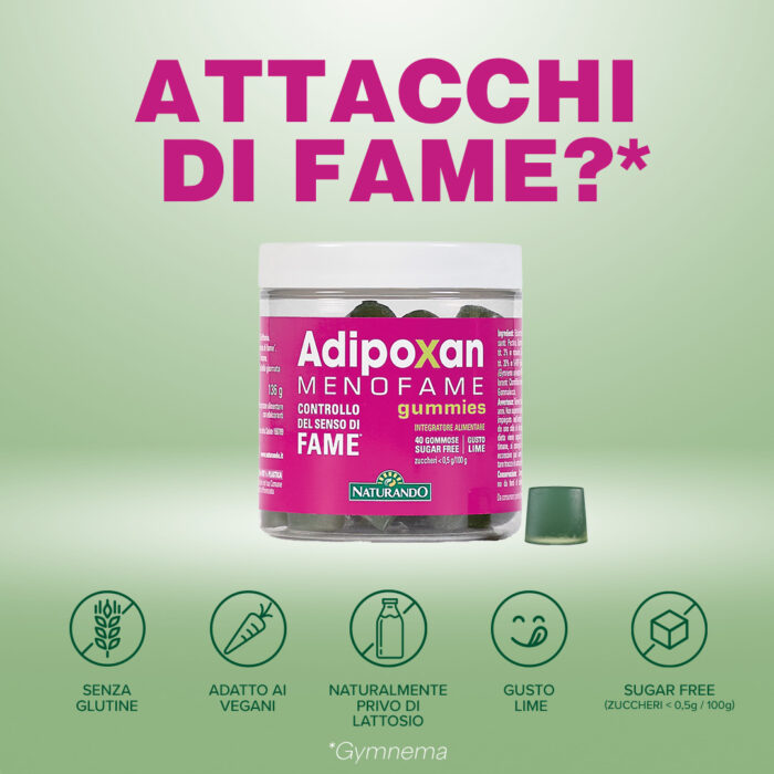 ADIPOXAN MENO FAME GUMMIES - immagine 2