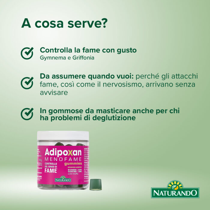 ADIPOXAN MENO FAME GUMMIES - immagine 5