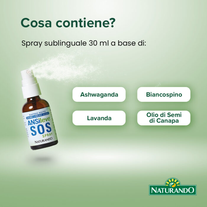ANSILEVE SOS SPRAY - immagine 2
