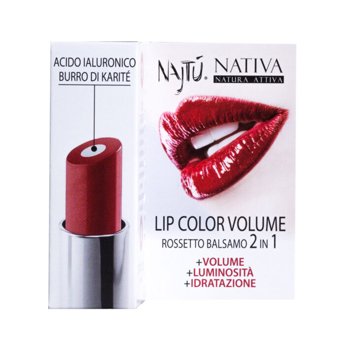 LIP COLOR VOLUME - LUMINOSITA'-IDRATAZIONE ROSSO INCANTO