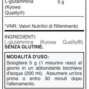 GLUTAMMINA  PURE 250G - immagine 2